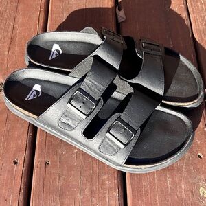 Quiksilver Men's Black Buckle Sandals